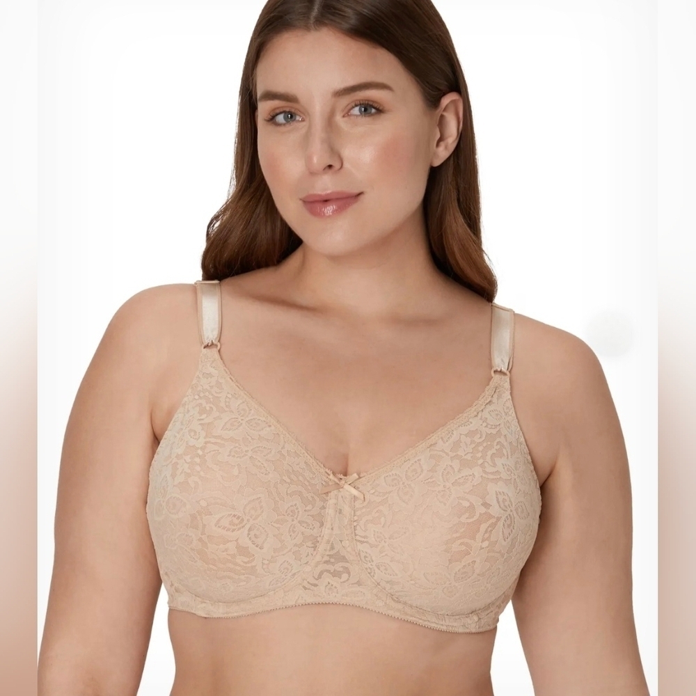 Bali Women's N Smooth Stretch Lace Underwire Bra #861